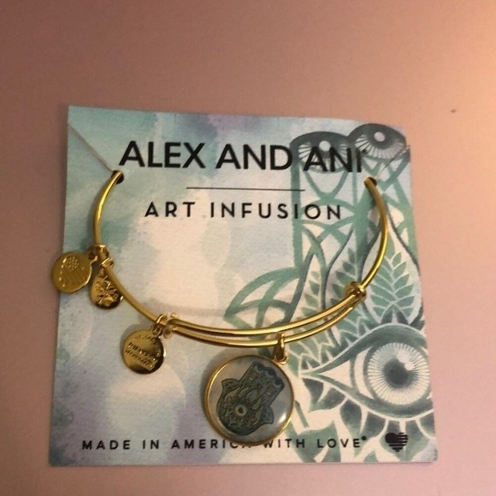 Alex and Ani hand of Fatima bracelet